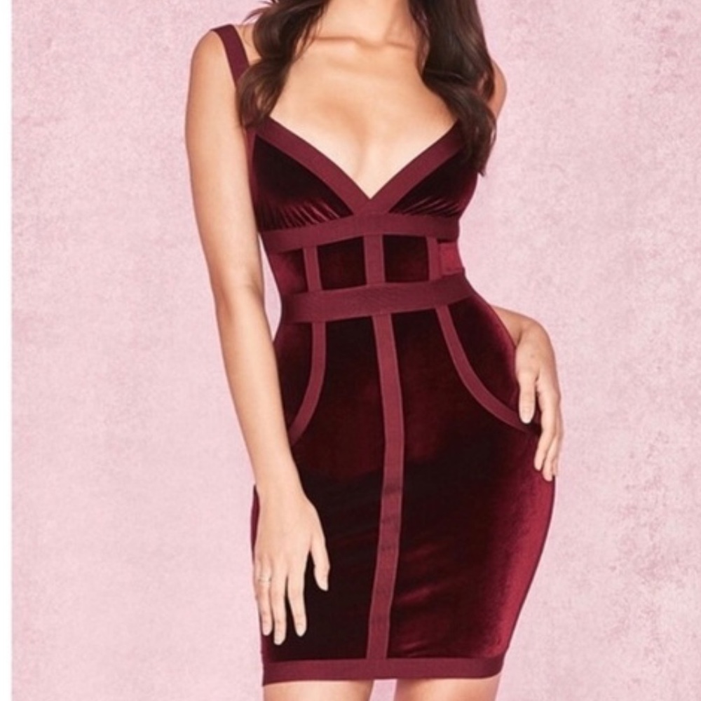 House of CB Red Bodycon dress